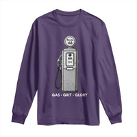 Route Highway 66 Americana Road Trip Long Sleeve Shirt Gas Grill Glory