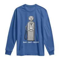 Route Highway 66 Americana Road Trip Long Sleeve Shirt Gas Grill Glory