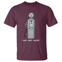 Route Highway 66 Americana Road Trip T Shirt Gas Grill Glory