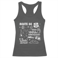 Route Highway 66 100th Anniversary Racerback Tank Top The Mother Road Centennial