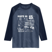 Route Highway 66 100th Anniversary Raglan Shirt The Mother Road Centennial