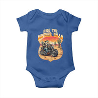 Funny Route Highway 66 Goose Biker Baby Onesie Ride The Mother Road