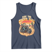 Funny Route Highway 66 Goose Biker Tank Top Ride The Mother Road
