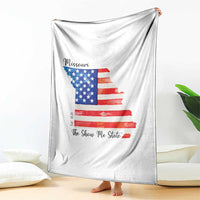 The Show Me State Est 1821 Throw Blanket Proud Missourian Gift