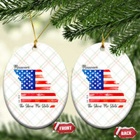 The Show Me State Est 1821 Ceramic Ornament Proud Missourian Gift