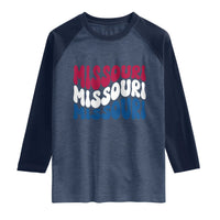 The Show Me State Pride Raglan Shirt Gift For Missouri Lovers