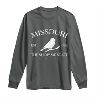Vintage Blue Bird Missouri Long Sleeve Shirt The Show Me State Pride