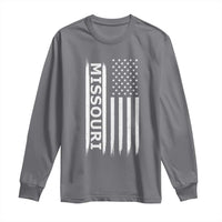 USA Flag Missouri State Pride Long Sleeve Shirt Missourian Pride