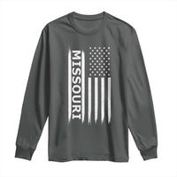 USA Flag Missouri State Pride Long Sleeve Shirt Missourian Pride