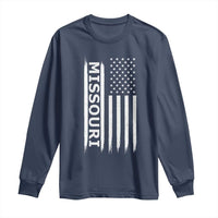 USA Flag Missouri State Pride Long Sleeve Shirt Missourian Pride