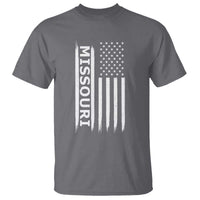USA Flag Missouri State Pride T Shirt Missourian Pride