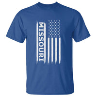 USA Flag Missouri State Pride T Shirt Missourian Pride