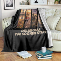 The Sooner State Pride Throw Blanket Gift for Oklahomans