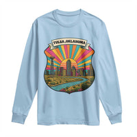 Route Highway 66 Tulsa Oklahoma Long Sleeve Shirt Mother Road Travel Gift
