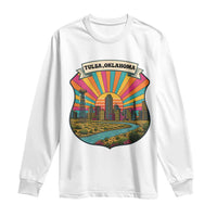 Route Highway 66 Tulsa Oklahoma Long Sleeve Shirt Mother Road Travel Gift
