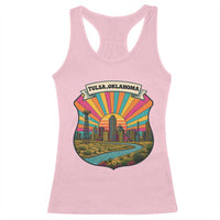 Route Highway 66 Tulsa Oklahoma Racerback Tank Top Mother Road Travel Gift