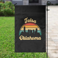 Vintage Tulsa Oklahoma Pride Garden Flag Proud Oklahoman Gift
