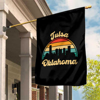 Vintage Tulsa Oklahoma Pride Garden Flag Proud Oklahoman Gift