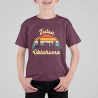 Vintage Tulsa Oklahoma Pride T Shirt For Kid Proud Oklahoman Gift