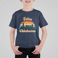 Vintage Tulsa Oklahoma Pride T Shirt For Kid Proud Oklahoman Gift