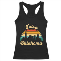 Vintage Tulsa Oklahoma Pride Racerback Tank Top Proud Oklahoman Gift