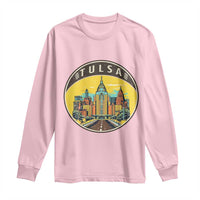 Vintage Tulsa Oklahoma Cityscape Pride Long Sleeve Shirt