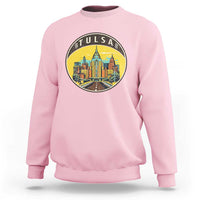 Vintage Tulsa Oklahoma Cityscape Pride Sweatshirt