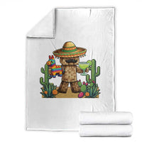 Cinco De Mayo Mexican Gamer Throw Blanket Video Game Fiesta Gift