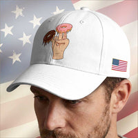 2 In The Pink 1 In The Stink Baseball Cap Funny Donut Adult Humor
