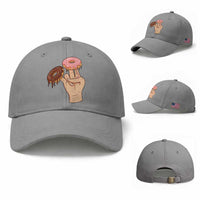 2 In The Pink 1 In The Stink Baseball Cap Funny Donut Adult Humor