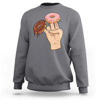 2 In The Pink 1 In The Stink Sweatshirt Funny Donut Adult Humor
