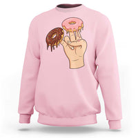 2 In The Pink 1 In The Stink Sweatshirt Funny Donut Adult Humor