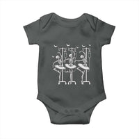 Emergency Room RN Nurse Halloween Baby Onesie Dancing Skeleton - Wonder Print Shop