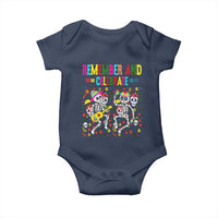 Dia De Los Muertos Skeleton Baby Onesie Remember And Celebrate Mexican Festival - Wonder Print Shop