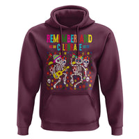 Dia De Los Muertos Skeleton Hoodie Remember And Celebrate Mexican Festival - Wonder Print Shop