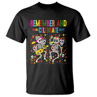 Dia De Los Muertos Skeleton T Shirt Remember And Celebrate Mexican Festival - Wonder Print Shop