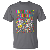 Dia De Los Muertos Skeleton T Shirt Remember And Celebrate Mexican Festival - Wonder Print Shop