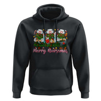 Christmas Nurse Hoodie Funny Merry Nursemas Pine Tree - Wonder Print Shop