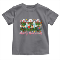 Christmas Nurse Toddler T Shirt Funny Merry Nursemas Pine Tree - Wonder Print Shop