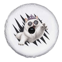 Funny Princess Cat With Featuring Scratch Effect Printed Spare Tire Cover This Is An Outrage