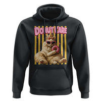 Funny Princess Cat Eating Donut Hoodie Sci-Fi Book Lover Gift