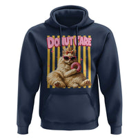 Funny Princess Cat Eating Donut Hoodie Sci-Fi Book Lover Gift
