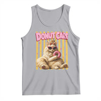 Funny Princess Cat Eating Donut Tank Top Sci-Fi Book Lover Gift