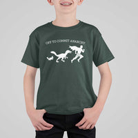 Funny Princess Cat Sci Fi Gift T Shirt For Kid Off To Commit Anarchy