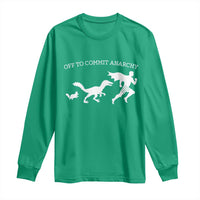 Funny Princess Cat Sci Fi Gift Long Sleeve Shirt Off To Commit Anarchy