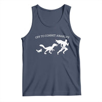 Funny Princess Cat Sci Fi Gift Tank Top Off To Commit Anarchy