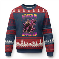 Fantasy Book Reader Geeky Cat Lover Ugly Christmas Sweater Mongo Is Appalled