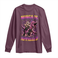 Fantasy Book Reader Geeky Cat Lover Long Sleeve Shirt Mongo Is Appalled