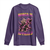 Fantasy Book Reader Geeky Cat Lover Long Sleeve Shirt Mongo Is Appalled