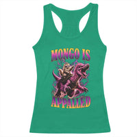 Fantasy Book Reader Geeky Cat Lover Racerback Tank Top Mongo Is Appalled